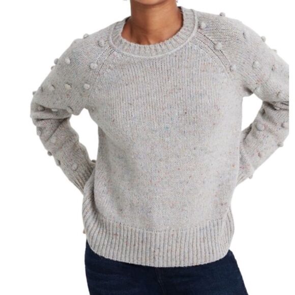 Madewell Sweaters - MADEWELL Janey Bobble Sleeve Pullover Sweater!